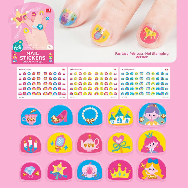 

Наклейки для малювання нігтів TOI з мультфільмами для дітей - веселе татуювання та малювання нігтів для дівчат