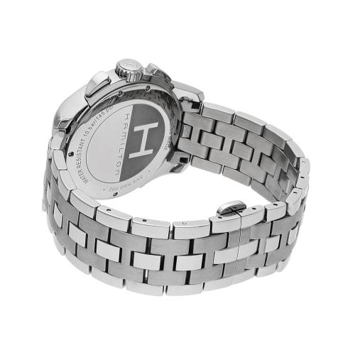 Hamilton Jazzmaster CHRONO Men's Watch, Black Dial, Stainless Steel, Sapphire Crystal, Quartz Movement, 100M Water Resistance, 42mm, Swiss Made, H3261