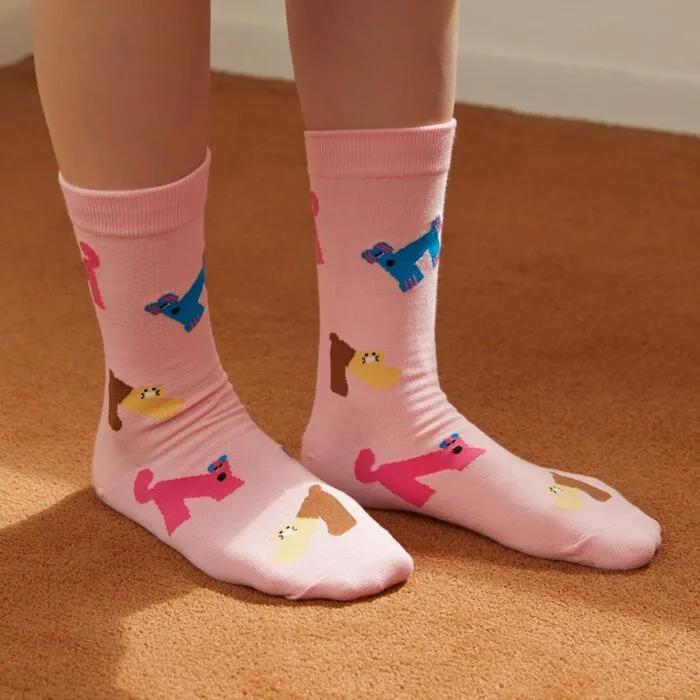Kim Da-ye X Kakao Friends Socks (Pink)_Chunsik