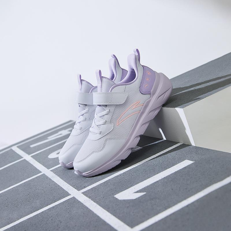 Anta Simple Fashion Comfortable Versatile Sports Shoes Breathable Lightweight Shock Absorption Low Top Running Shoes Kids Sneakers A22435566-3
