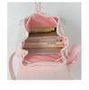 Korean Floral Girly Backpack with Big Ears and Stylish Bow
