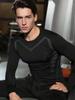 Men's Long Sleeve Sci-fi Fitness Wear: Quick-dry, Tight-fit, High-Elastic Autumn/Winter Running & Training Top