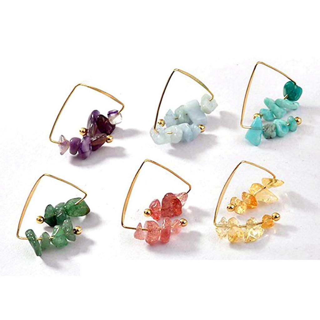 15 Colors Crushed Stone Beads Natural Irregular Shaped Loose Beads for DIY Jewelry Necklace Bracelet Earrings