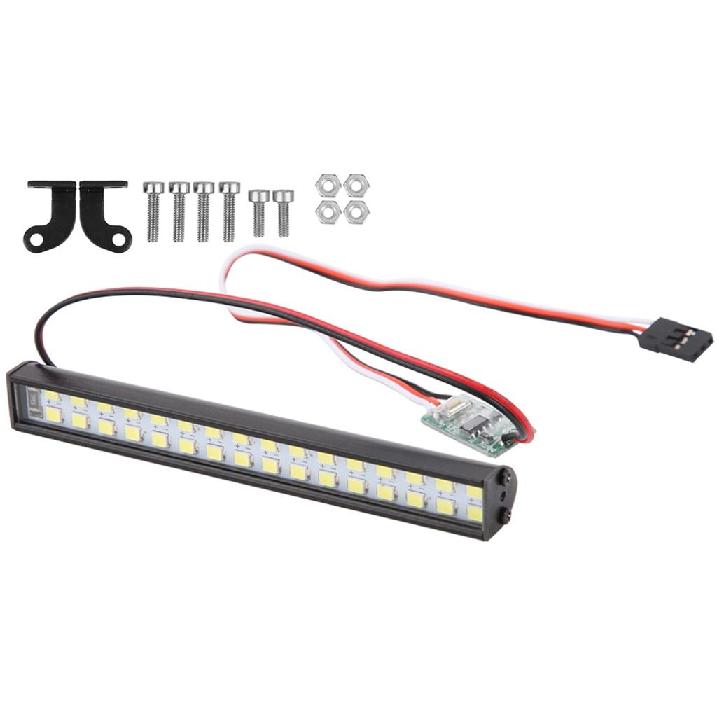 32pcs Lamp Beads RC Car Roof Lamp RC Crawler Universal LED Light Bar Accessory Length 100mm