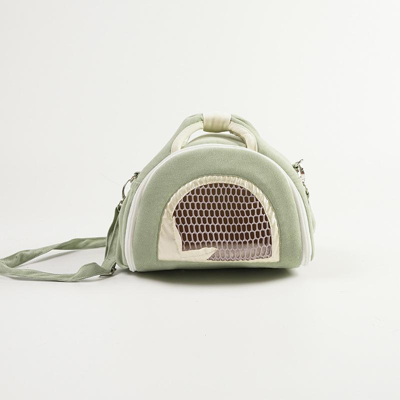 Breathable Pet Bag Small Carrier Bag Breathable Comfortable Pet Travel Tote Bag Sling for Hamster Pig Rabbit Hedgehog