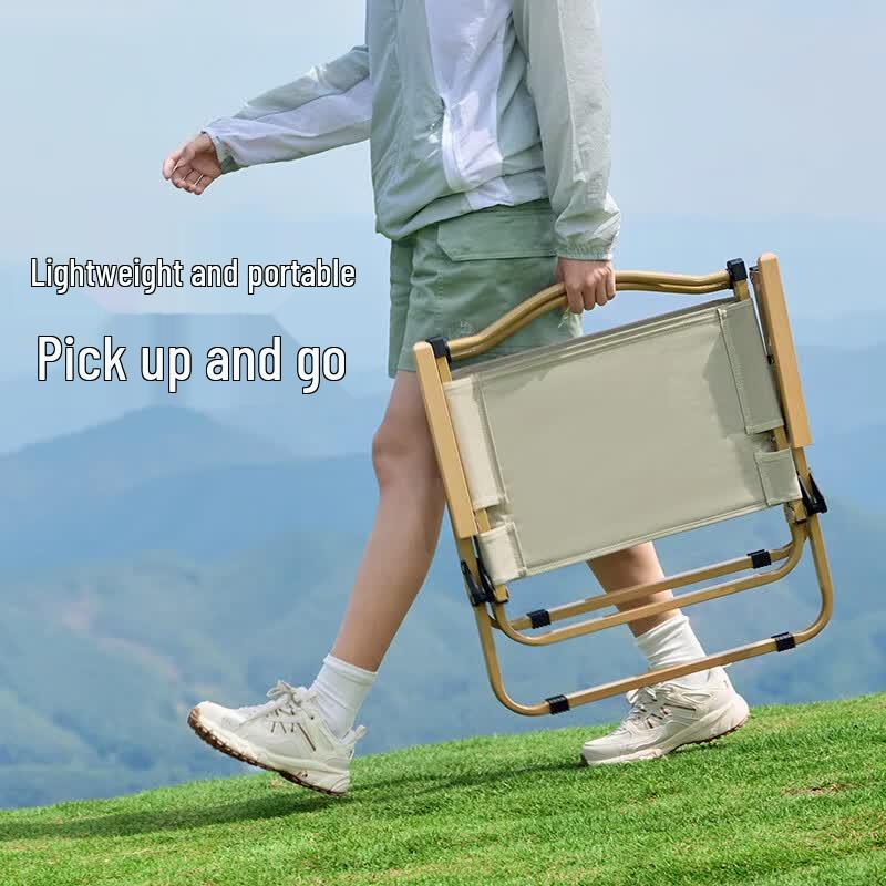 Camel Double-Layer Large Folding Camping Kermit Chair