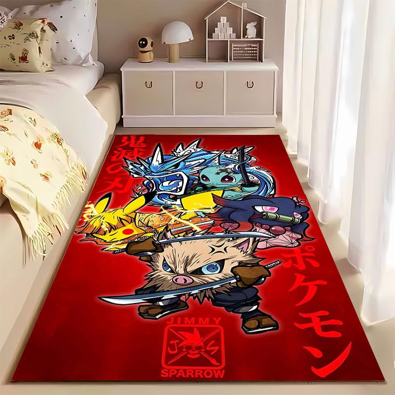 Anime Fusion Animal Carpet Suitable As a Non-slip Mat for the Living Room or Bedroom Sofa