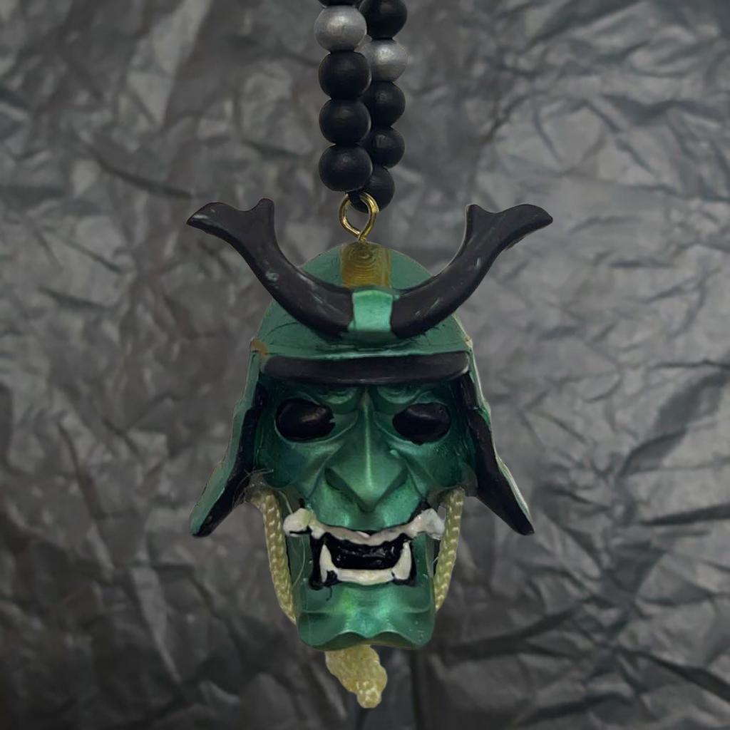 -Kabuto Helmet / Hannya Japanese Car Rear View Mirror Charm