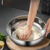 Extra Thick Stainless Steel Bowl Household Large Capacity Baking Bowl Suitable for Mixing Dough Stirring Salads Multi-purposed