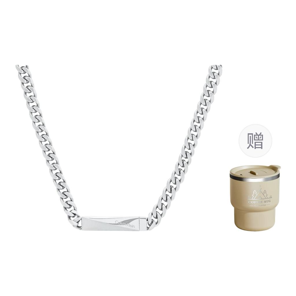 Calvin Klein Stylish Series ID Titanium Steel Necklace Men necklace 35000055