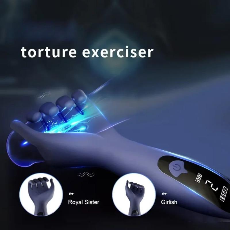 Male Masturbator Cup – Glans Trainer with Vibrating & Delay Functions for Endurance Exercise (Adult Sex Toy for Men)