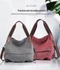 Color Casual 2025 Womens Solid Canvas Crossbody Handbag – Fashionable And Versatile For Europe And America