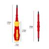 3Pcs/set 3 In 1 Insulated Screwdriver Set PH1/PH2 Multi-Purpose Screwdriver Electricians Slotted Cross Screwdriver Bit Tools Kit