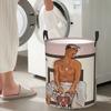 Rapper Tupac 2PAC Hip Hop Foldable Laundry Baskets Dirty Clothes Toys Storage Basket Large Waterproof Bag