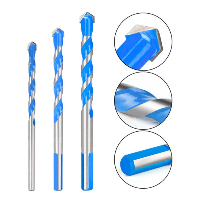 Carbide Multi-function Drill Bit 3 4 5 6 8 10 12mm Ceramic Tile Iron Sheet Glass Wall Tapper Triangle Drill Set