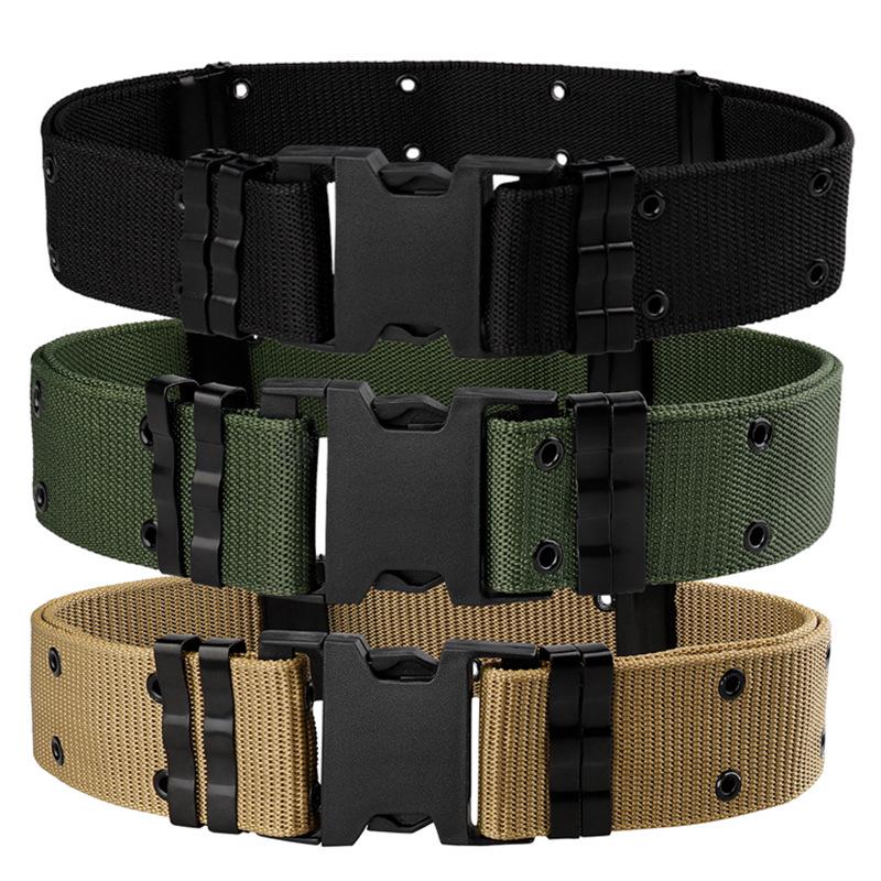 Blackhawk Tactical Men's Canvas Waist Belt: Outdoor Training & Casual Military Style