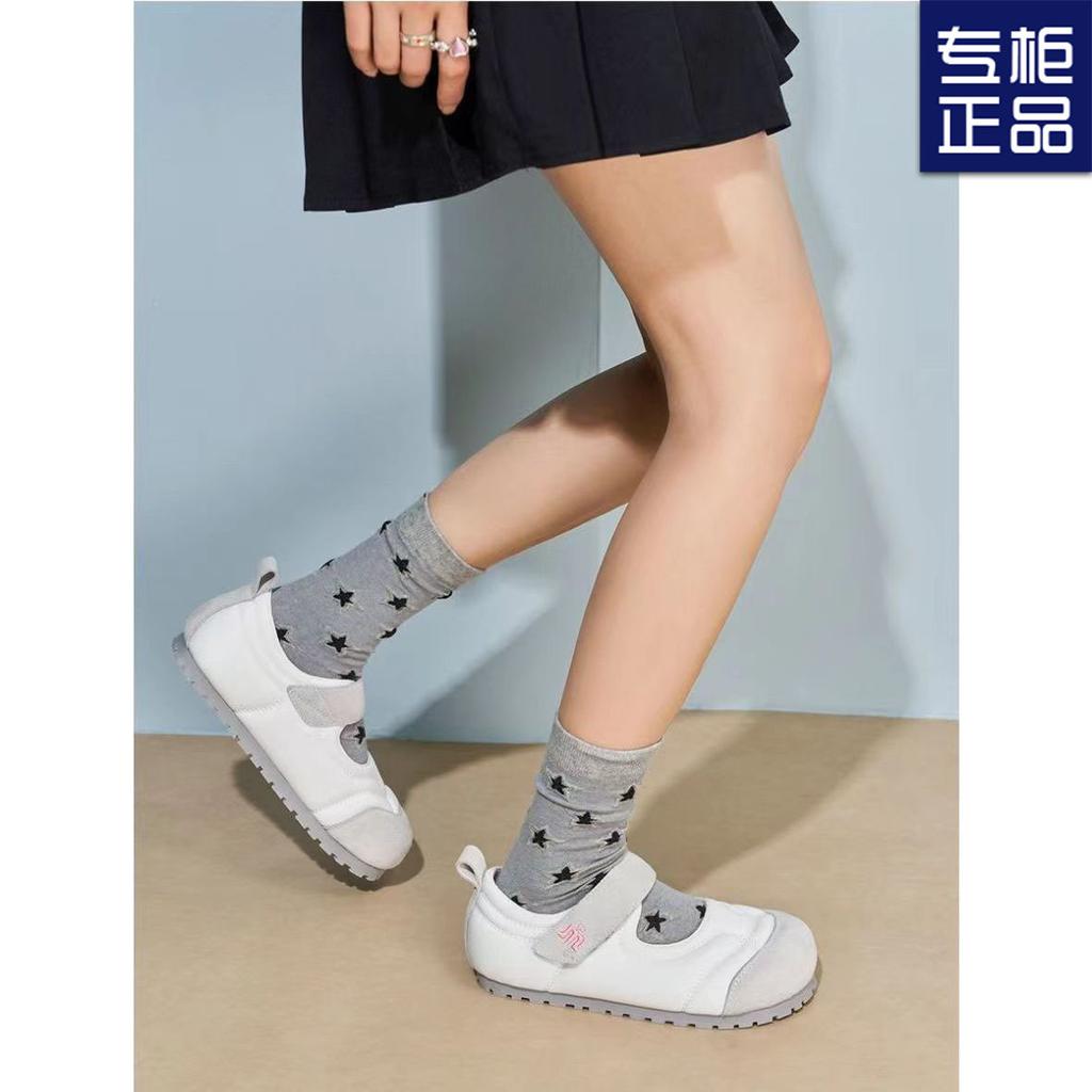 Spring 2025 new niche design casual board shoes flat Mary Jane shoes puff shoes