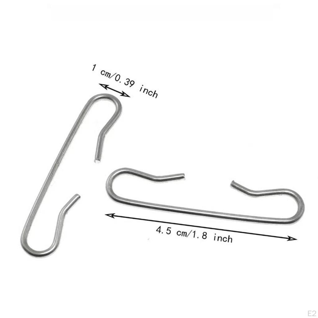 50 Heating Cable Clips, Roof Gutter Outdoor Lightproof, Easy Installation, Frost