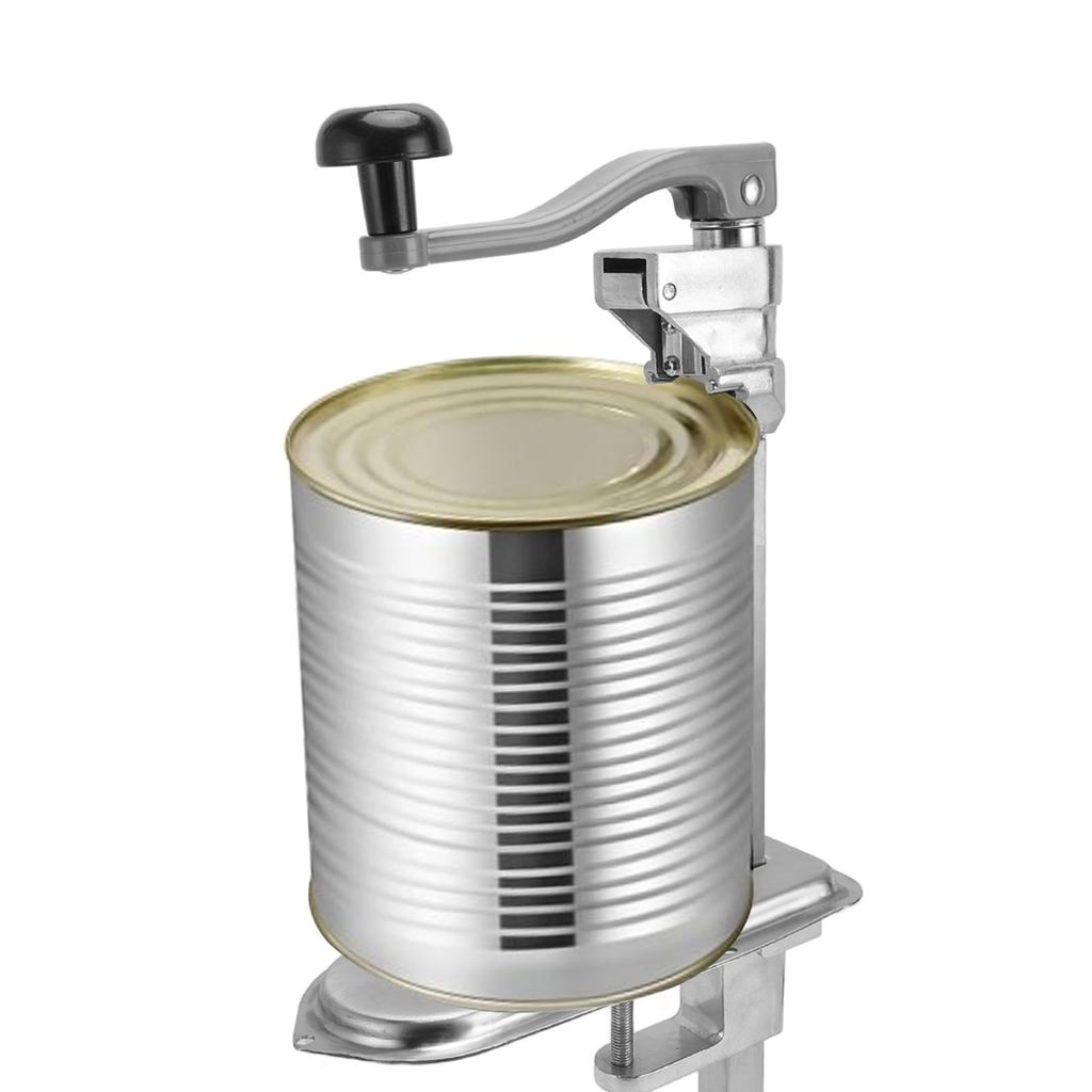 Commercial Can Opener Stainless Steel Heavy Duty Efficient Manual Table Can Opener for Restaurants Hotels