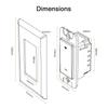 GHome Smart Switches for Lights, WiFi Smart Light Switch Works with Alexa and Google Home, Single-Pole, Neutral Wire Required, 2.4Ghz WiFi Light