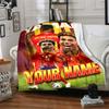 1pc Personalized Name Yamal Blanket, Gift, for Men and Women, Soft Blanket, Good for Sofa Bed Couch Travel, Lightweight Flannel Blanket