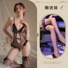 Sexy Suspender Lace Seduction Onesie Women's Hot Open Uniform Passion Pajamas