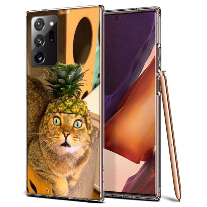 Pet Cat Funny Memes Phone Case for Samsung A55 A35 A25 A15 A07 A05S A16 A17 A26 A36 A37 A56 A57 Galaxy Note 20 10 A50S A71 A51 A