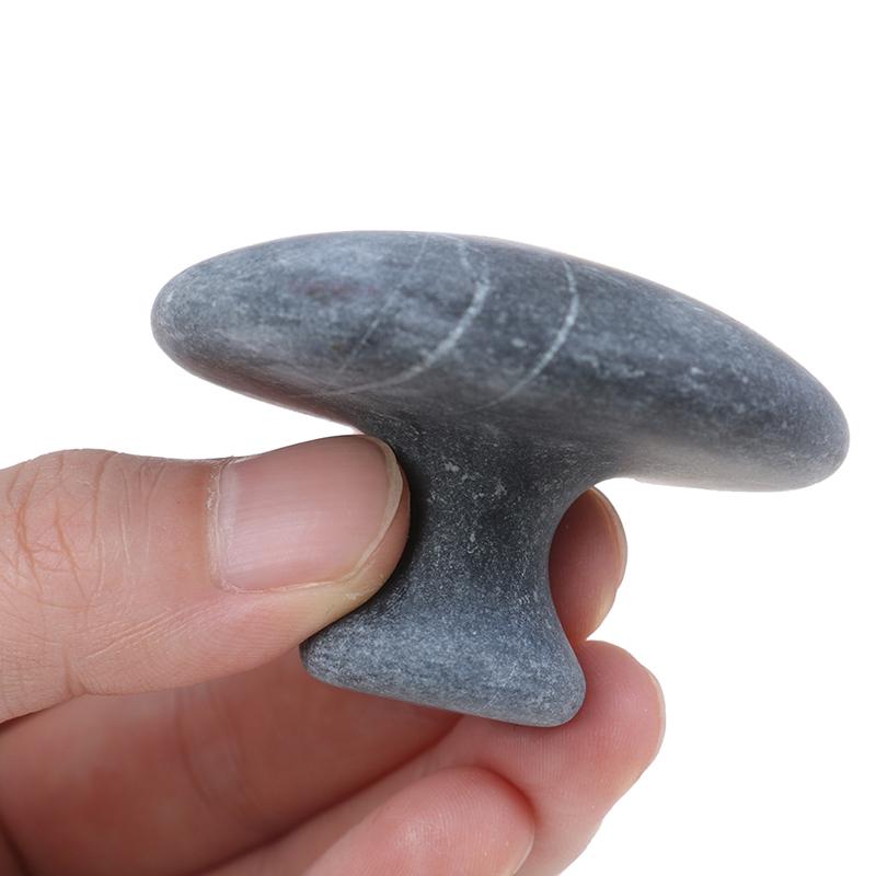 Black Gua Sha Stone Natural Black Ore Stone Gua Sha Massage Tool Relaxation Tool