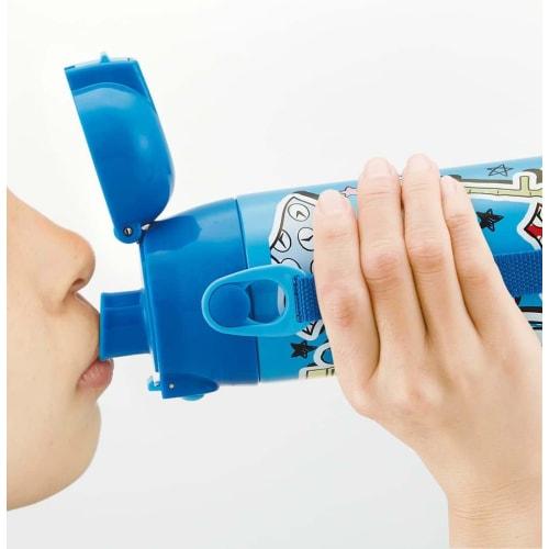 Skater Water Bottle, Doraemon Sticker, 580ml, Direct Drinking, Stainless Steel, Sports Bottle, SDC6N-A