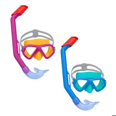 Mask and Snorkel Set - Bestway - 24023 - Assorted Color - UV Protection - +3 Years