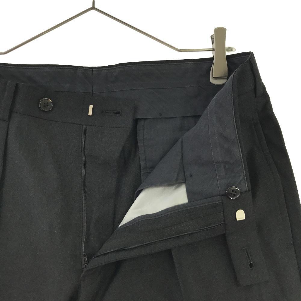 Aquascutum Made In Japan 100% Wool Suit Setup 92A5 Charcoal Gray Men's Used