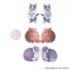 Acrylic Animal Fat Cat Keychain Accessory Supplies
