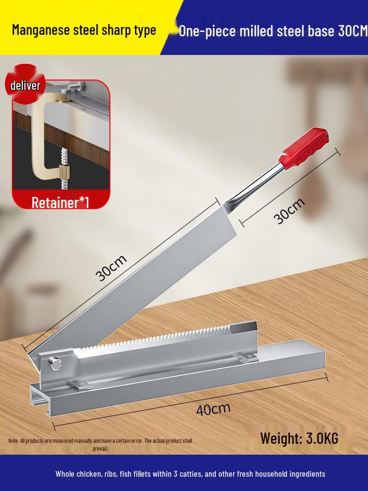 Home Bone Saw & Commercial Bone Cutter: Compact Cleaver for Ribs, Pig Trotters, and Chicken