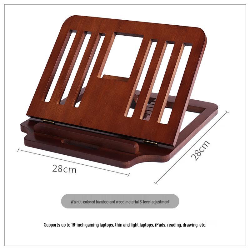 Nanzhu Foldable Laptop Stand: Desktop Riser with Hollow Heat Dissipation, Vertical Universal Design