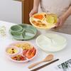 Creamy Style Portion Control Plate for Weight Loss - Divided Meal Plate for Breakfast and Meal Management