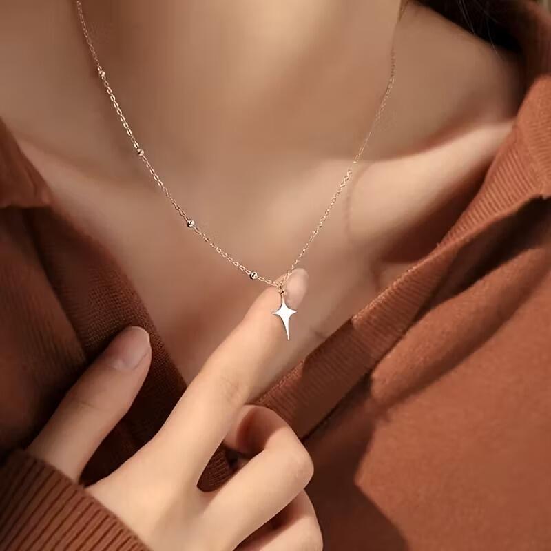 Sparkling, Shining Necklace Surgical Pendant Women's Accessories