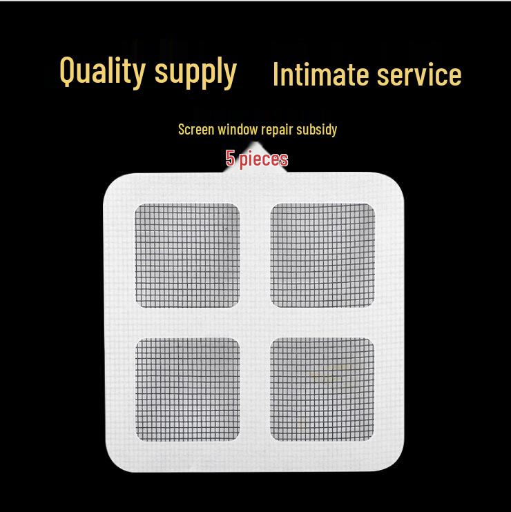 Self-Adhesive DIY Anti-Mosquito Window Screen, Cut-to-Fit Invisible Net with Velcro