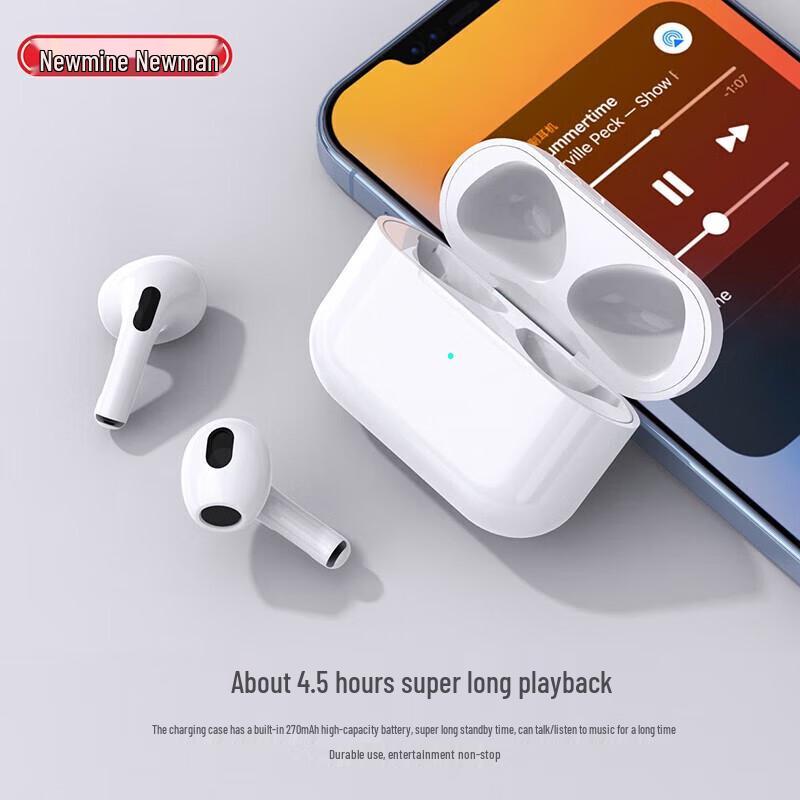 Newmine H73 True Wireless Semi-In-Ear Earbuds with ANC