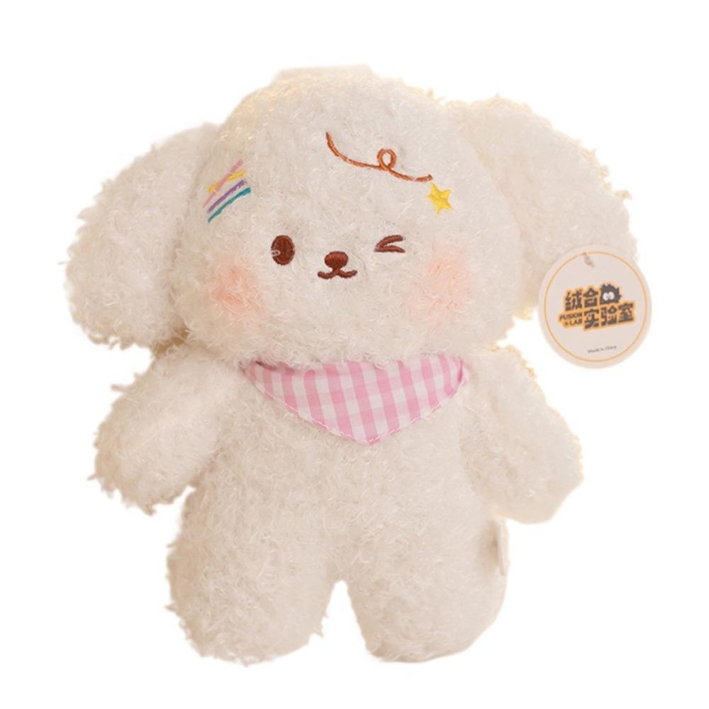 Soft Little Dog Plush Toy Puppy White Dog Doll Creative Small Dog Plush Doll  Birthday Gift