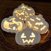 Hollow Atmosphere Light Ornament Silicone Mold DIY Halloween Pumpkin Gypsum Molds Resin Plaster Gift Storage Box Craft Making