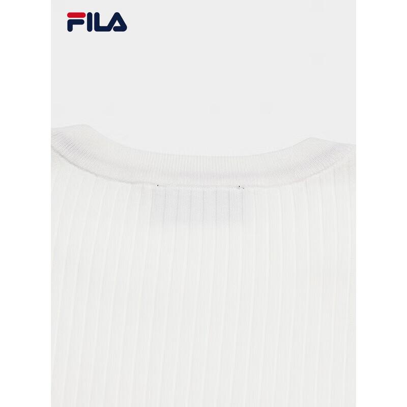FILA Women's Fashion Color-block Knitted Sweater