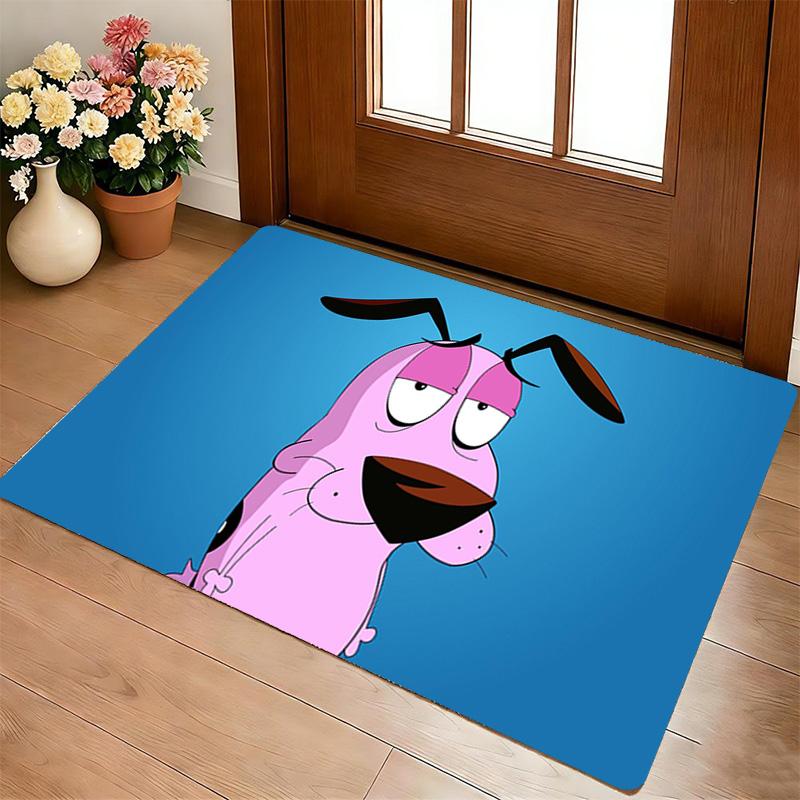 Pink Dog Living Room Nonslip Area Rug Soft Carpet For Bedroom Game Playroom Sofa Office Home Decor Doormat Christmas Gift C9291680