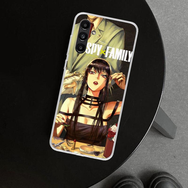 Anime S-Spy Family Anya Phone Case Cover for Samsung Galaxy A17 A16 A26 A36 A56 A57 A37 A15 A25 A35 A55 A14 A24 A34 A54 A13 A23