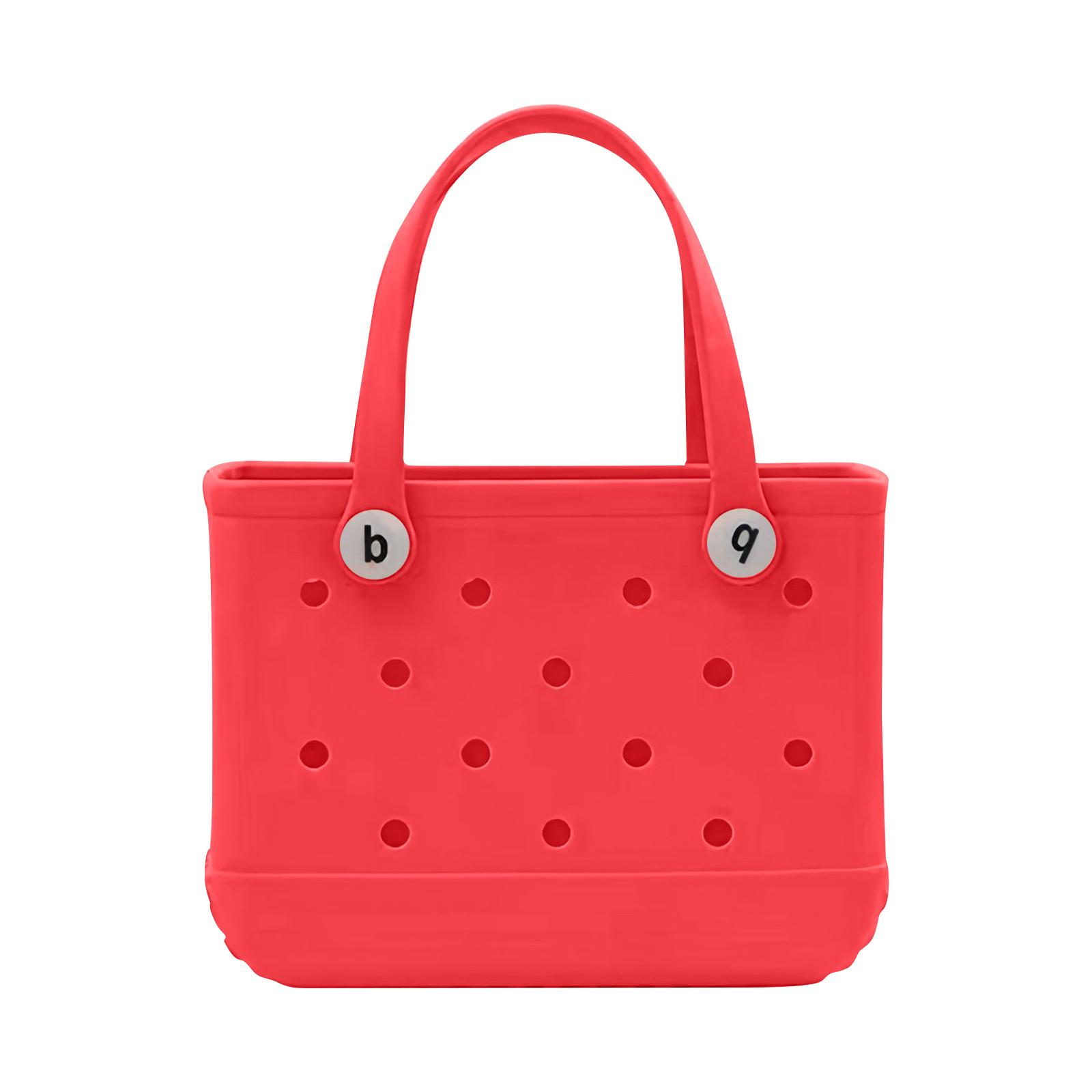 

Современная пляжная сумка резиновая сумка-тоут | Водонепроницаемая большая сумка-тоут с карманом на молнии для пляжа, продуктов, спорта | Коллекция сумок для отпуска | Лес One Size