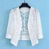 Shawl Jackets Women Summer Short Cardigan Jacket Women Fashion Wild Thin Hollow Loose Ladies Outerwear Tops Women