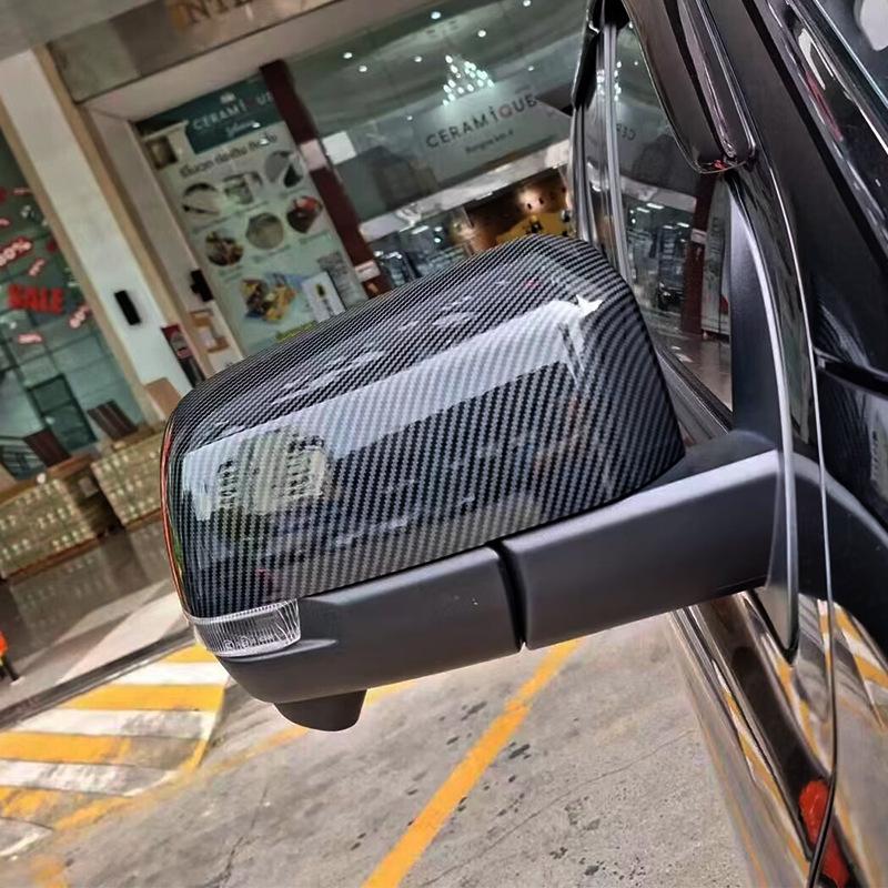 Door Mirror Cover For RANGER  Carbon Fiber Glossy Black Car Rearview Accessories Car Decoration Exterior Styling