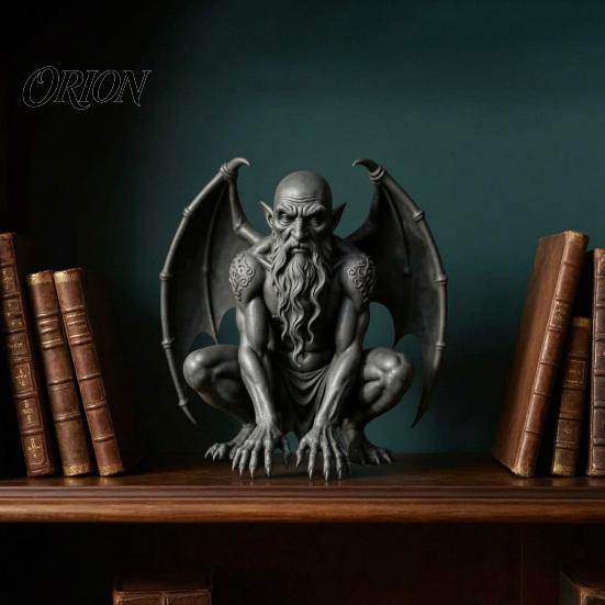 Resin Ornaments for Home Decor Gargoyle Statue, Medieval Gothic Sculpture, Artistic Horror Handcrafted Statues Garden Decorative Craft Office