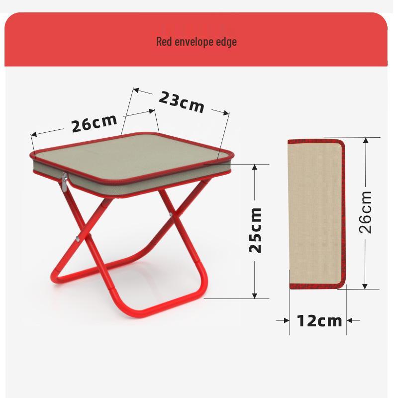 Portable Folding Stool and Pencil Case for Camping and Students