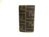 Authentic FENDI Zucca Brown Coating Canvas Yellow Leather 6pics Key Chain #a583  Refurbished