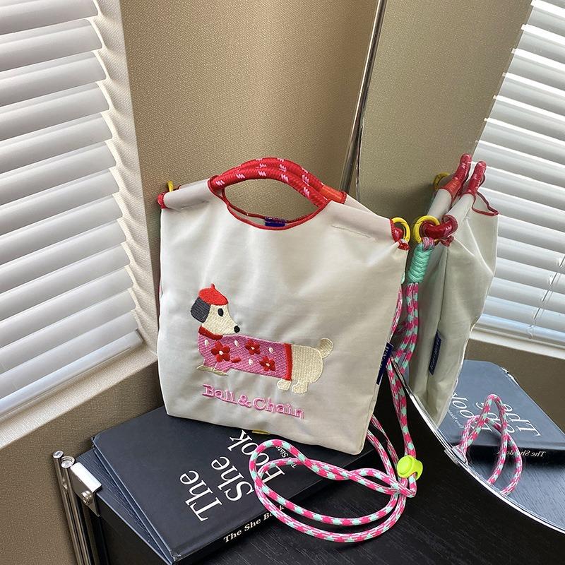 New cartoon handbag trend dachshund dog shoulder messenger bag explosive casual fashion bag women